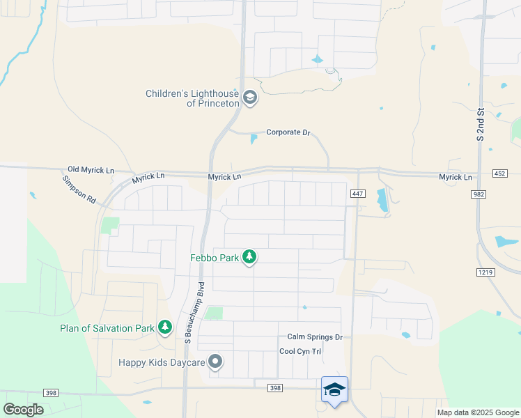 map of restaurants, bars, coffee shops, grocery stores, and more near 615 Gallop Drive in Princeton
