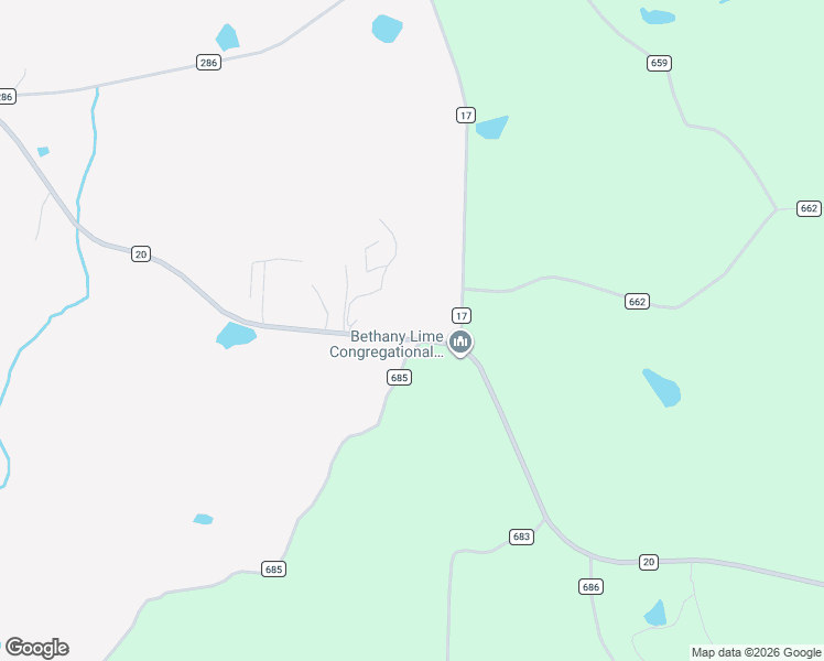 map of restaurants, bars, coffee shops, grocery stores, and more near 1397 County Road 20 in Roanoke