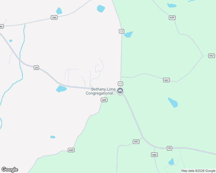 map of restaurants, bars, coffee shops, grocery stores, and more near 1397 County Road 20 in Roanoke