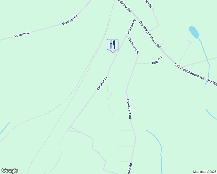 map of restaurants, bars, coffee shops, grocery stores, and more near 143 Hummingbird Lane in Waynesboro