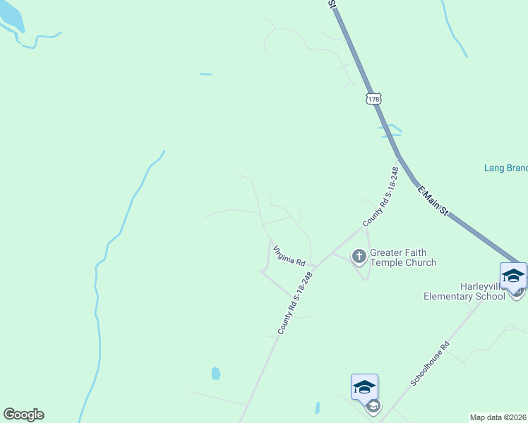 map of restaurants, bars, coffee shops, grocery stores, and more near 164 Virginia Road in Dorchester County