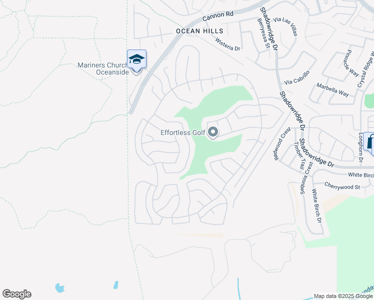 map of restaurants, bars, coffee shops, grocery stores, and more near 4815 Galicia Way in Oceanside