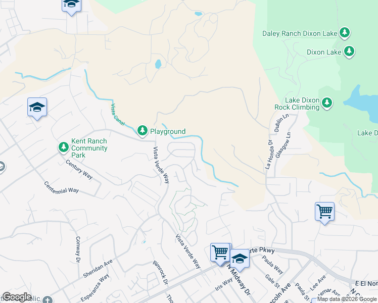 map of restaurants, bars, coffee shops, grocery stores, and more near in Escondido