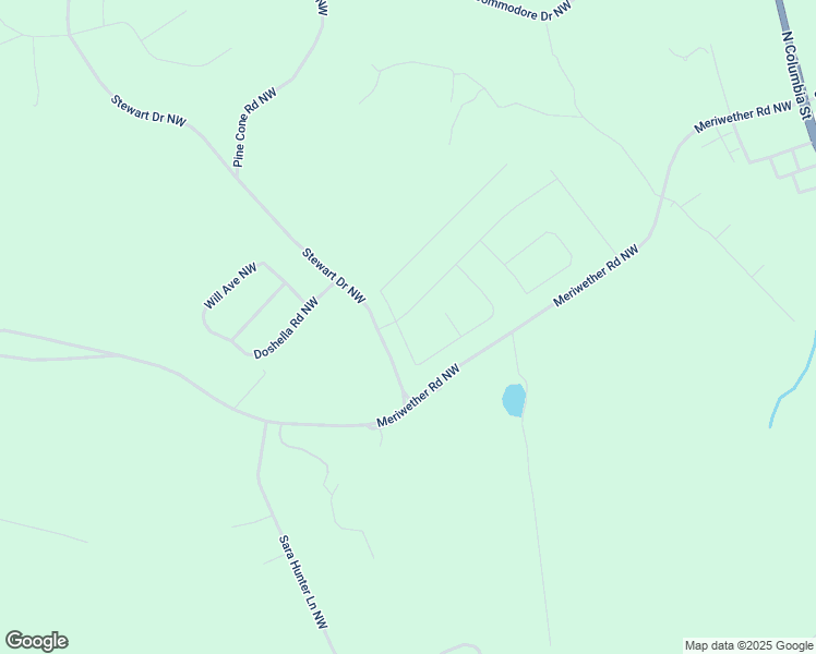 map of restaurants, bars, coffee shops, grocery stores, and more near 558 High Point Road in Milledgeville