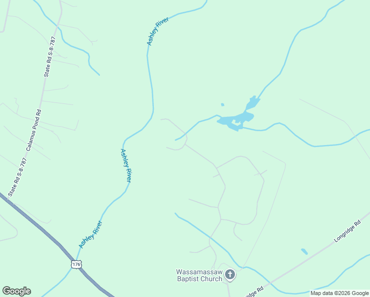 map of restaurants, bars, coffee shops, grocery stores, and more near 1105 Wassamassaw Plantation Drive in Moncks Corner