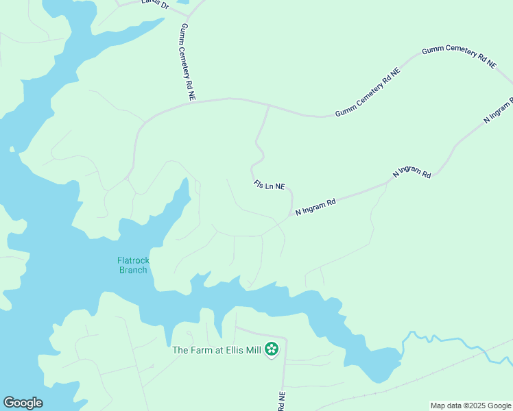 map of restaurants, bars, coffee shops, grocery stores, and more near 210 Whispering Ridge Northeast in Milledgeville