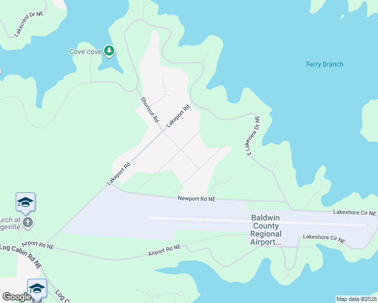 map of restaurants, bars, coffee shops, grocery stores, and more near 395 High Bluff Court Northeast in Milledgeville
