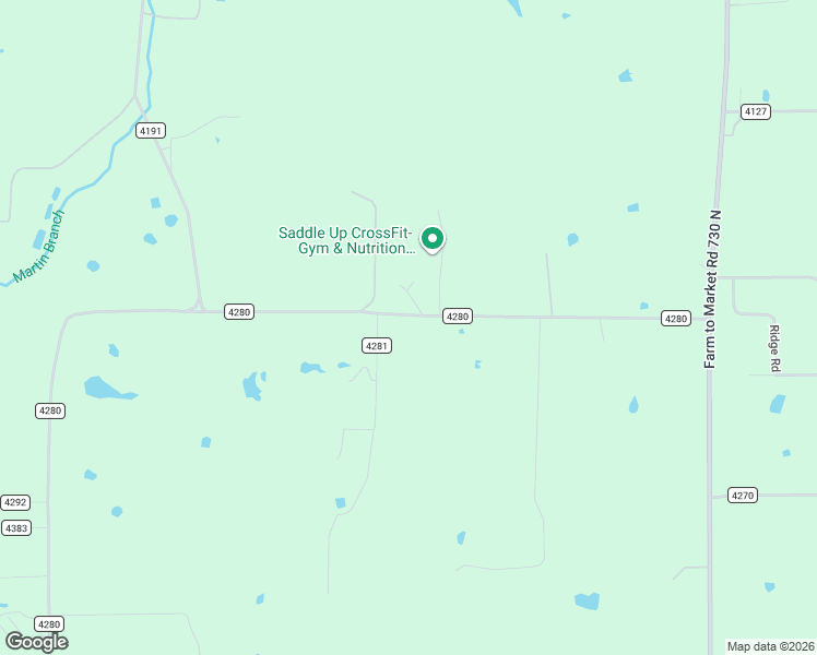 map of restaurants, bars, coffee shops, grocery stores, and more near 455 County Road 4280 in Decatur