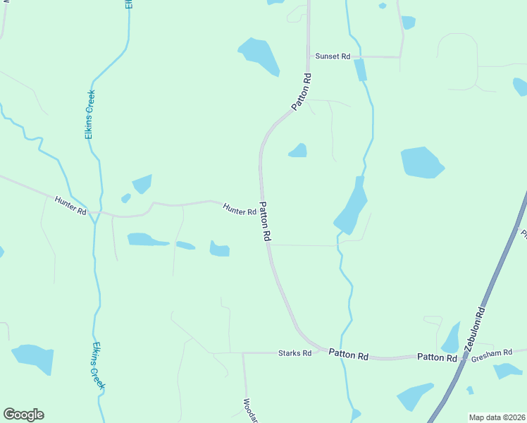 map of restaurants, bars, coffee shops, grocery stores, and more near 1030 Patton Road in Griffin