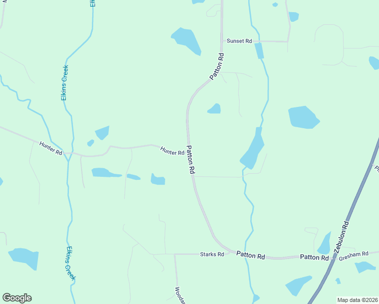 map of restaurants, bars, coffee shops, grocery stores, and more near 1030 Patton Road in Griffin