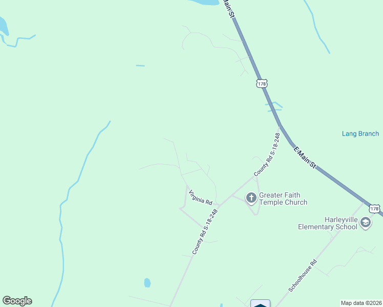 map of restaurants, bars, coffee shops, grocery stores, and more near 164 Virginia Road in Dorchester County