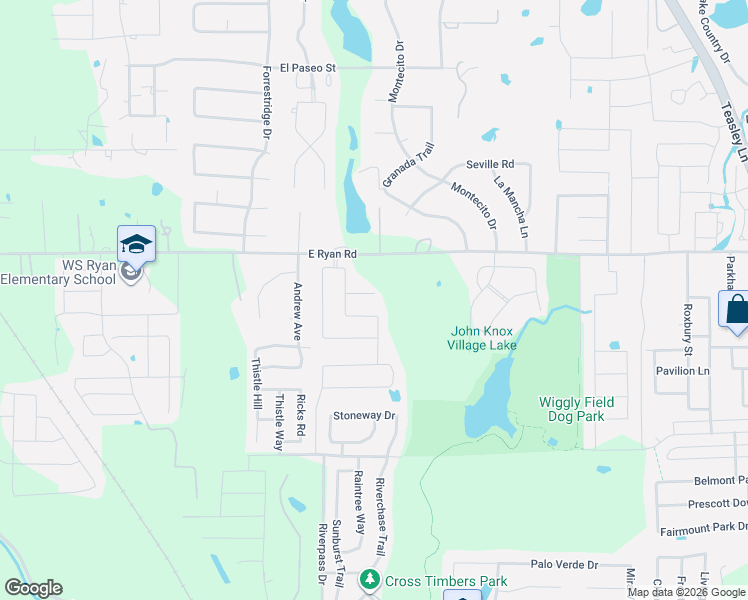 map of restaurants, bars, coffee shops, grocery stores, and more near 921 Quail Hollow Avenue in Denton County