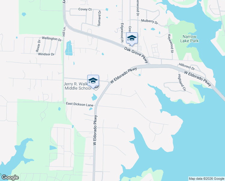 map of restaurants, bars, coffee shops, grocery stores, and more near 220 Garza Lane in Little Elm