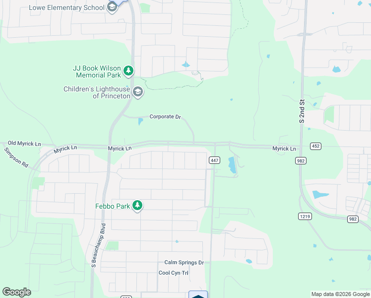 map of restaurants, bars, coffee shops, grocery stores, and more near 510 Gunsmoke Trail in Princeton