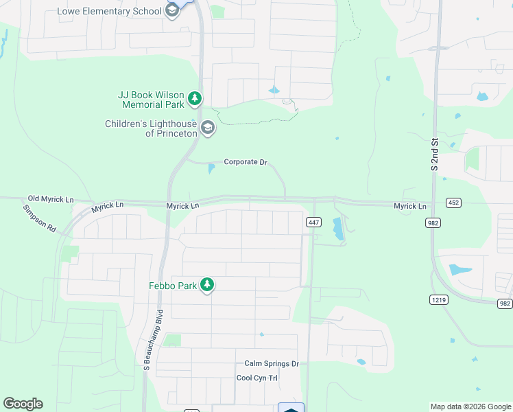 map of restaurants, bars, coffee shops, grocery stores, and more near 510 Gunsmoke Trail in Princeton