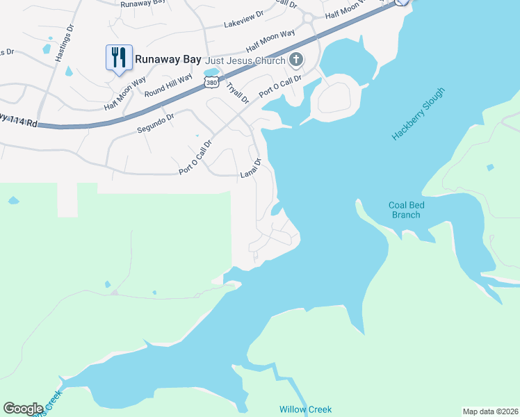 map of restaurants, bars, coffee shops, grocery stores, and more near 716 Blue Fathom Drive in Runaway Bay