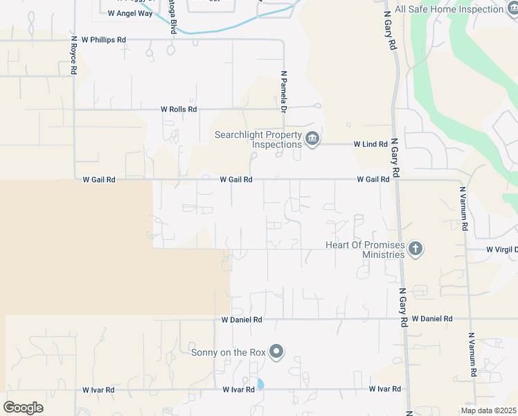 map of restaurants, bars, coffee shops, grocery stores, and more near 30964 North Grace Lane in Queen Creek