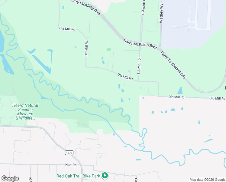 map of restaurants, bars, coffee shops, grocery stores, and more near 1230 Old Mill Rd in McKinney
