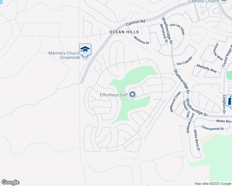 map of restaurants, bars, coffee shops, grocery stores, and more near 4760 Galicia Way in Oceanside