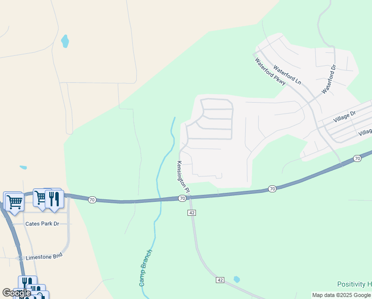 map of restaurants, bars, coffee shops, grocery stores, and more near 2000 Kensington Court in Calera