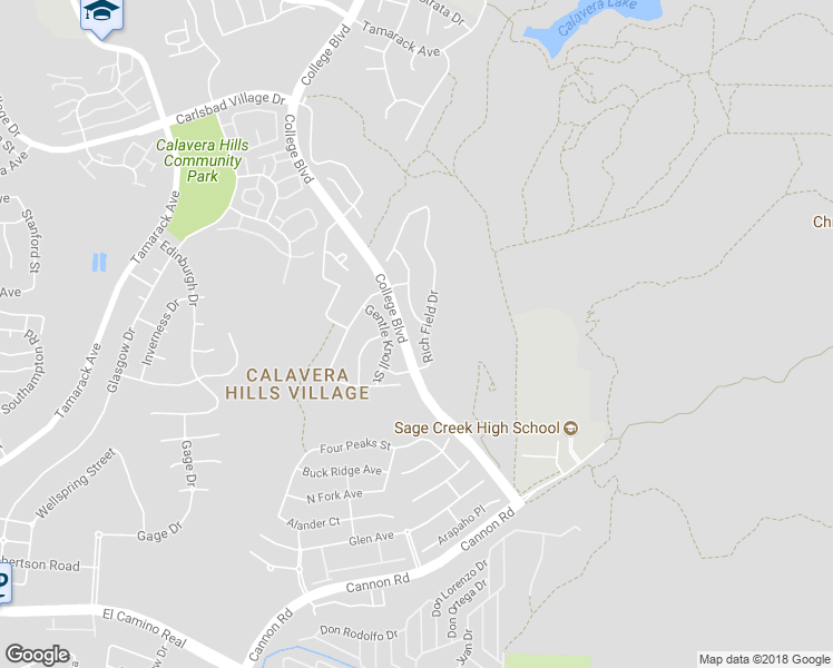 map of restaurants, bars, coffee shops, grocery stores, and more near 3441 Rich Field Drive in Carlsbad