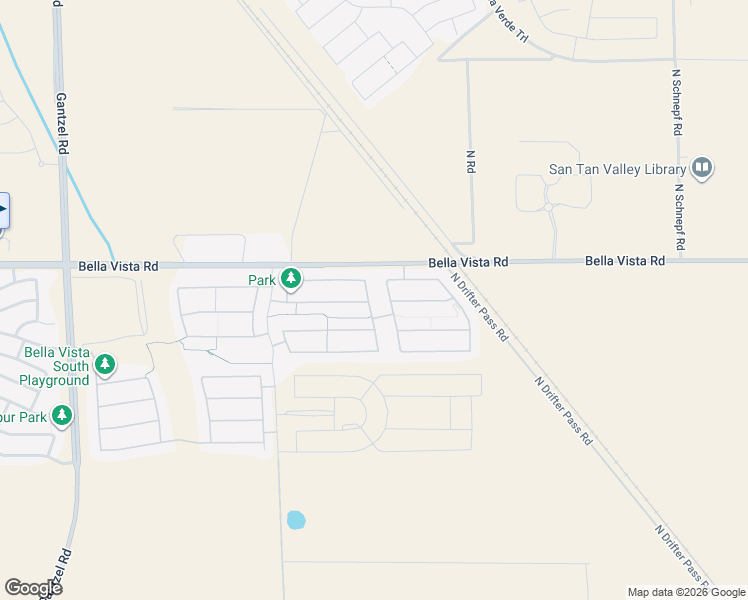 map of restaurants, bars, coffee shops, grocery stores, and more near 30969 North Muscovite Drive in Queen Creek