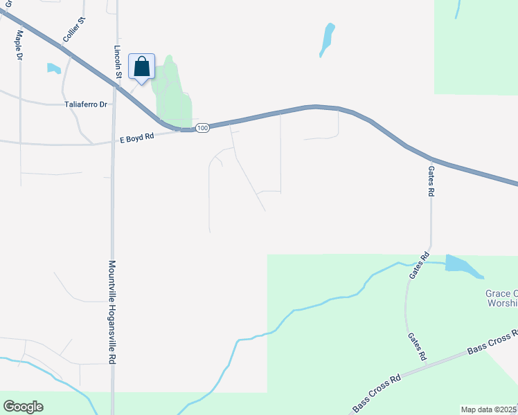 map of restaurants, bars, coffee shops, grocery stores, and more near 139 Percheron Road in Hogansville