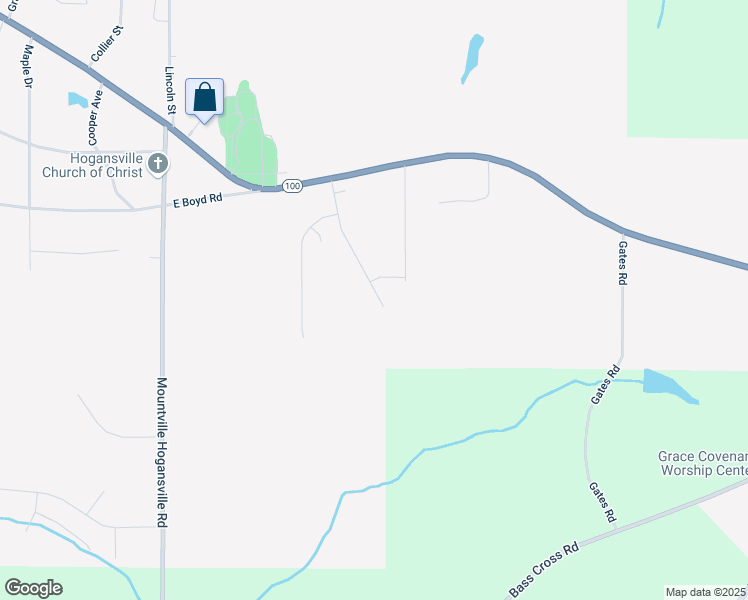 map of restaurants, bars, coffee shops, grocery stores, and more near 139 Percheron Road in Hogansville