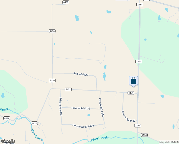 map of restaurants, bars, coffee shops, grocery stores, and more near 209 Pvt Road 4437 in Rhome