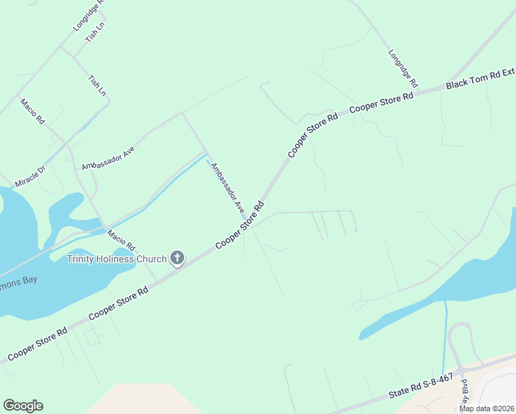 map of restaurants, bars, coffee shops, grocery stores, and more near 1896 Cooper Store Road in Moncks Corner