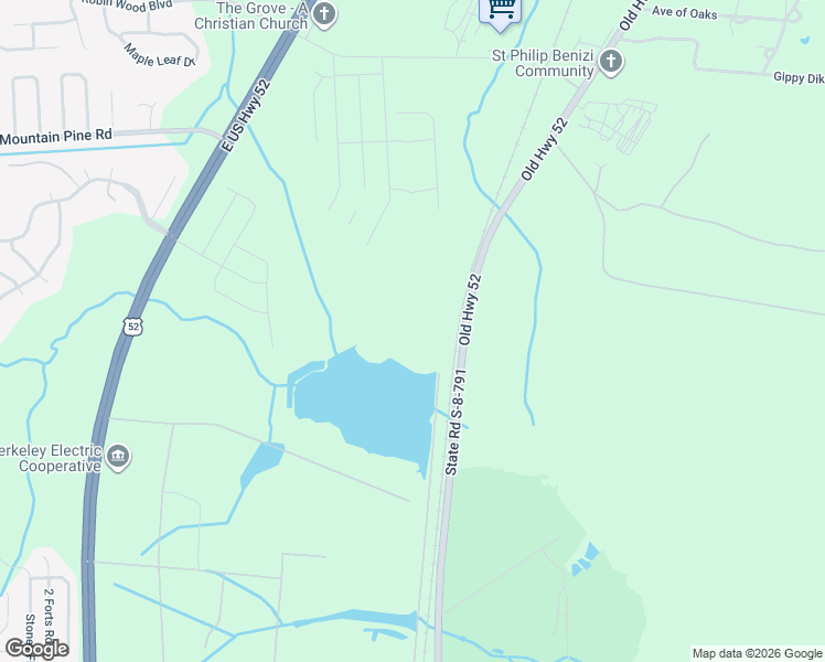 map of restaurants, bars, coffee shops, grocery stores, and more near 1539 Old Fort Road in Moncks Corner