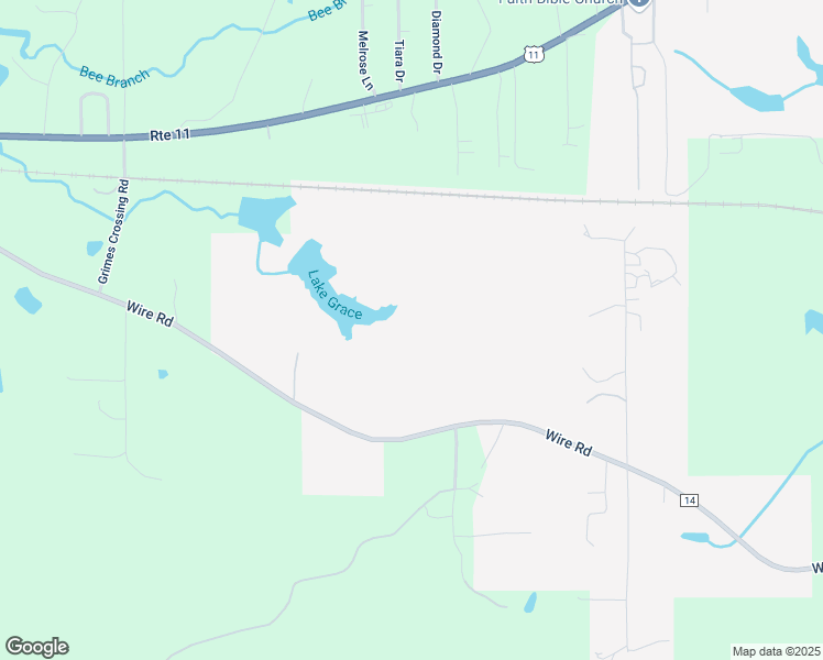 map of restaurants, bars, coffee shops, grocery stores, and more near 11116 Lake Grace Road in Coaling
