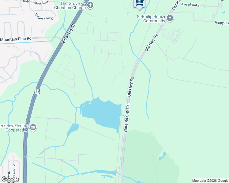 map of restaurants, bars, coffee shops, grocery stores, and more near 1539 Old Fort Road in Moncks Corner