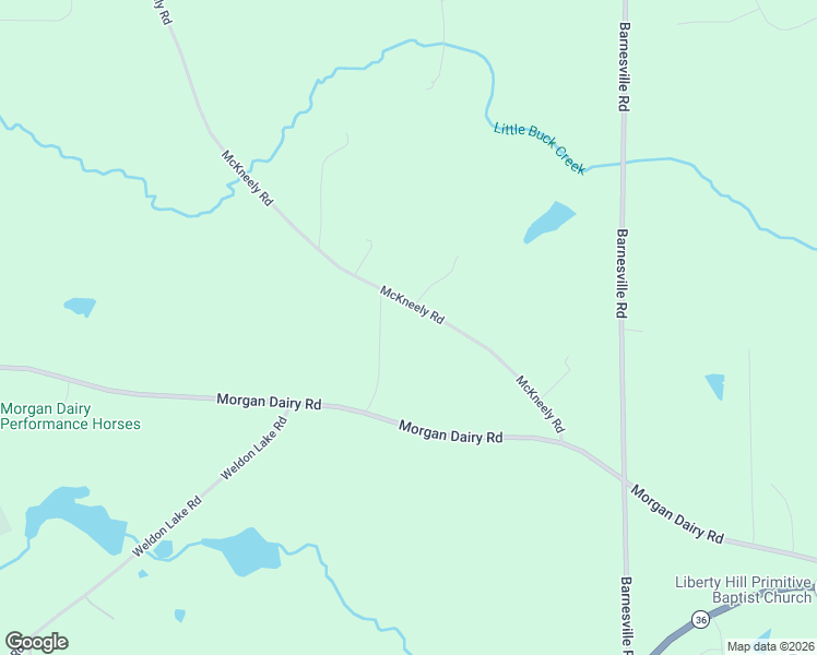 map of restaurants, bars, coffee shops, grocery stores, and more near 206 McKneely Road in Milner