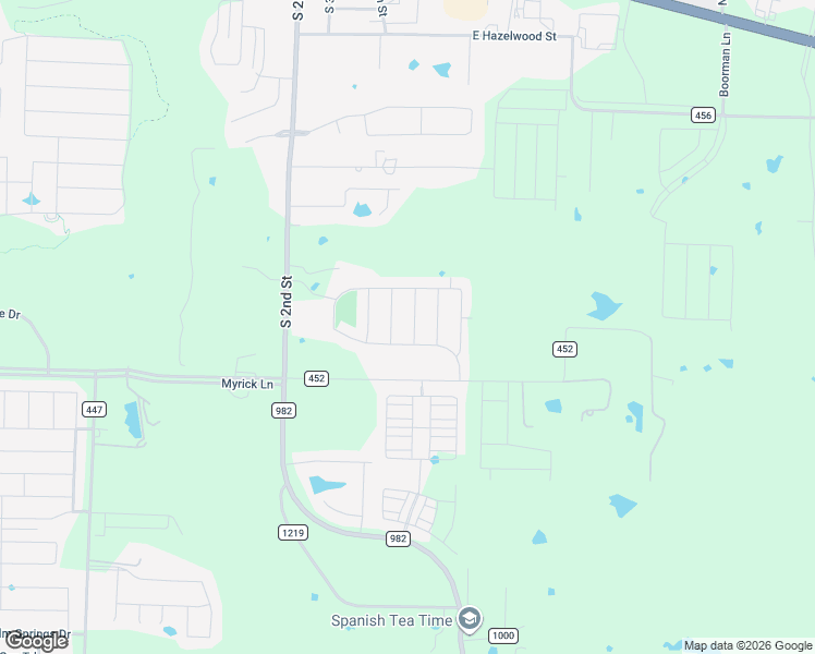 map of restaurants, bars, coffee shops, grocery stores, and more near 823 Fm 982 in Princeton