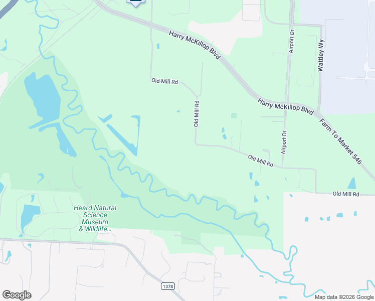 map of restaurants, bars, coffee shops, grocery stores, and more near 1208 Old Mill Road in McKinney