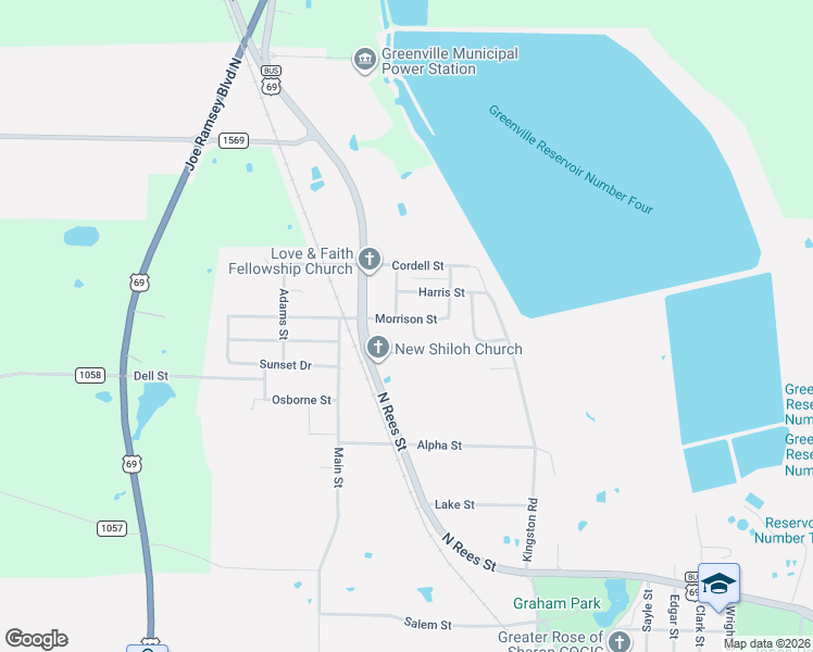 map of restaurants, bars, coffee shops, grocery stores, and more near 4224 Ina Street in Greenville