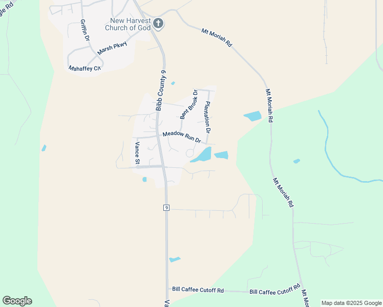 map of restaurants, bars, coffee shops, grocery stores, and more near 18547 Meadow Run Drive in Vance