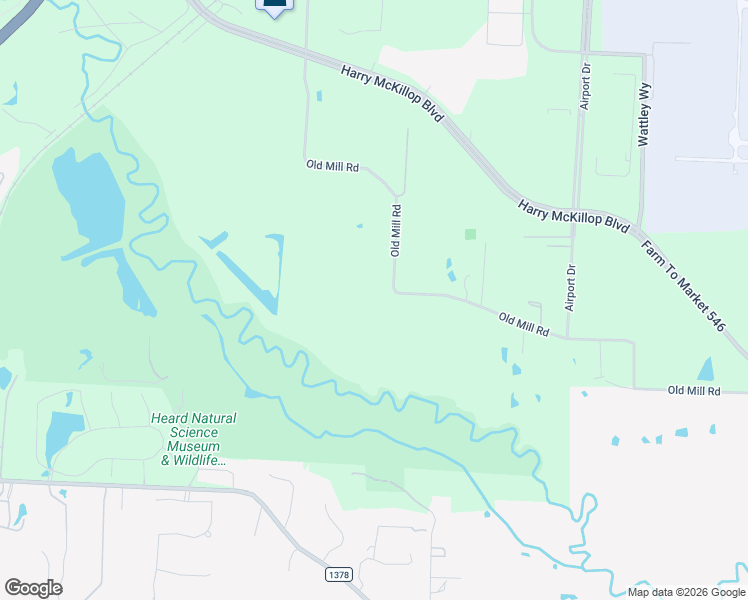 map of restaurants, bars, coffee shops, grocery stores, and more near 1208 Old Mill Road in McKinney
