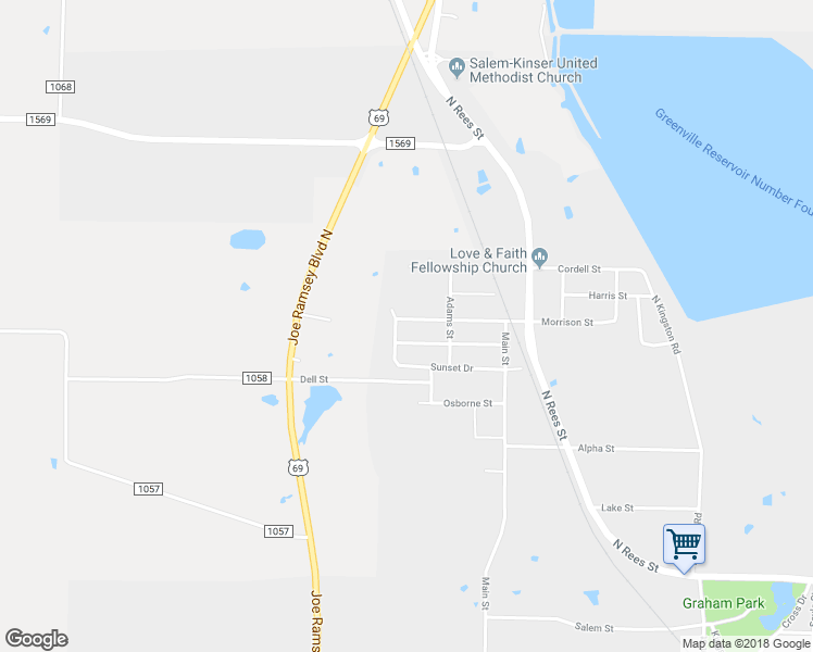 map of restaurants, bars, coffee shops, grocery stores, and more near 4705 Morrison Street in Greenville