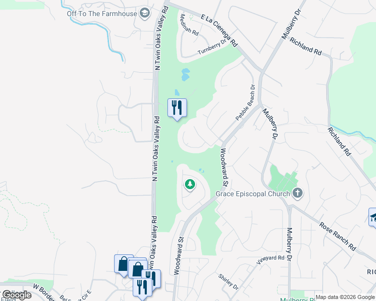map of restaurants, bars, coffee shops, grocery stores, and more near 316 Crownview Court in San Marcos