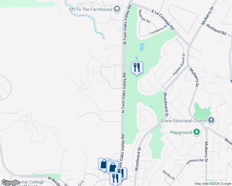 map of restaurants, bars, coffee shops, grocery stores, and more near in San Marcos