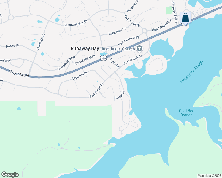 map of restaurants, bars, coffee shops, grocery stores, and more near 627 Lanai Circle in Runaway Bay