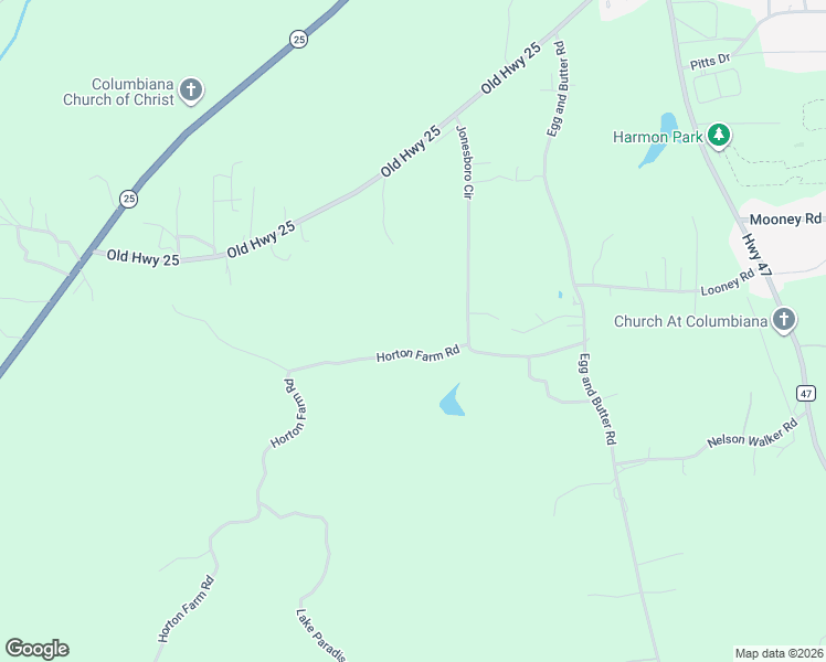 map of restaurants, bars, coffee shops, grocery stores, and more near 275 Jonesboro Circle in Columbiana