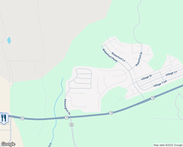 map of restaurants, bars, coffee shops, grocery stores, and more near 5035 Kensington Boulevard in Calera