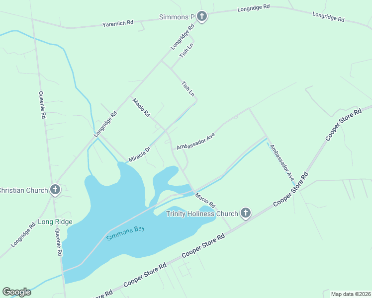 map of restaurants, bars, coffee shops, grocery stores, and more near 277 Ambassador Avenue in Moncks Corner