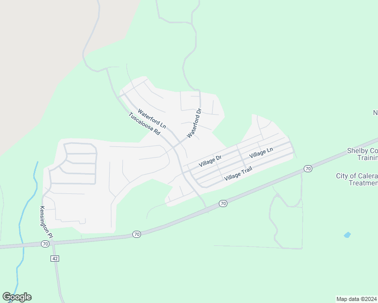 map of restaurants, bars, coffee shops, grocery stores, and more near 717 Waterford Lane in Calera