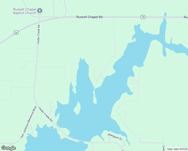 map of restaurants, bars, coffee shops, grocery stores, and more near 597 Cove Road in Sylacauga