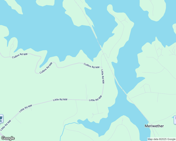 map of restaurants, bars, coffee shops, grocery stores, and more near 114 Collins Road Northwest in Milledgeville