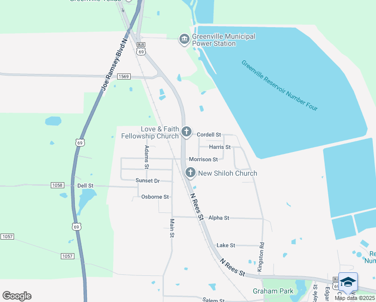 map of restaurants, bars, coffee shops, grocery stores, and more near 905 North Rees Street in Greenville
